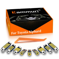 Kammuri Canbus For Toyota Vellfire Alphard 10 20 30 LED Interior License Plate Light Kit (2003-2018)