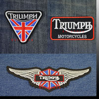 Triumph Motorcycles Embroidered Patch Iron on or sew Motorcycles Biker DIY (#154)