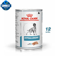 Royal Canin HYPOALLERGENIC DOG ภาวะภูมิแพ้อาหาร ชนิดเปียก จำนวน { 12 กระป๋อง }