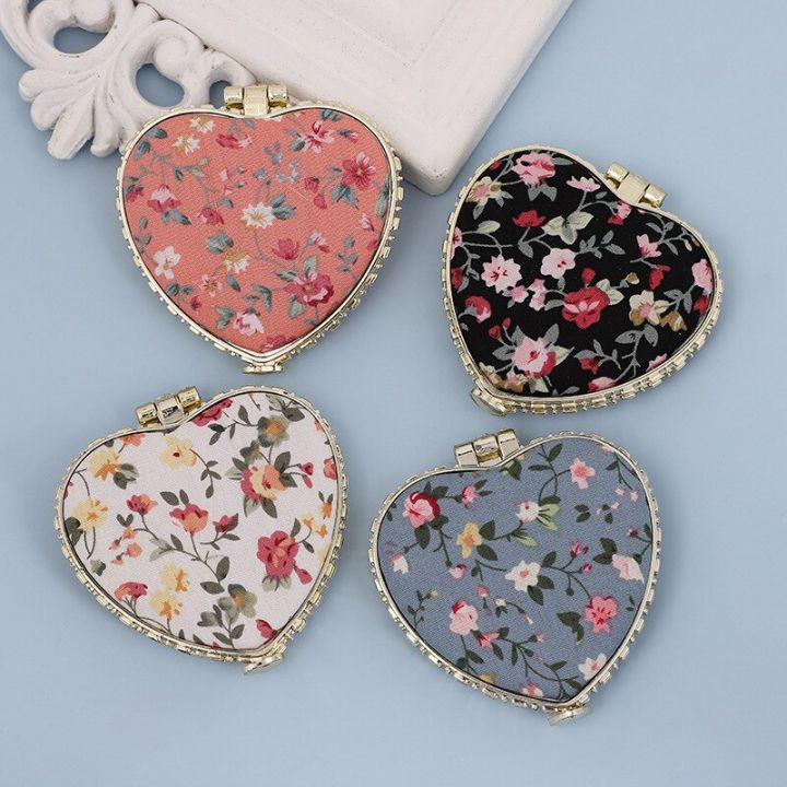 chinese-style-overseas-gift-art-retro-cloth-print-double-fold-portable-mini-makeup-mirror-womens-makeup-mirror-mirrors