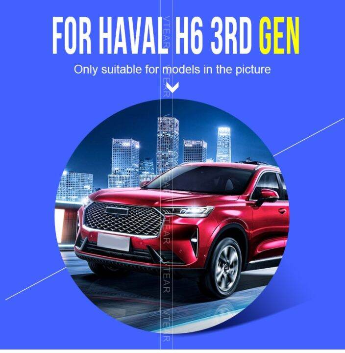 vtear-ขอบประตูด้านหลังสแตนเลส-อะไหล่ตกแต่งประตูด้านนอกรถสำหรับ-haval-h6-3rd-gen-2021