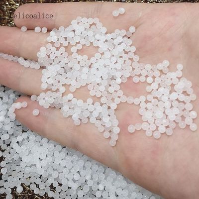 【CW】 450g White/Transparent Glass Round Beads balls Accessories Modeling Clay Fillers Fishbowl beads 2-3mm