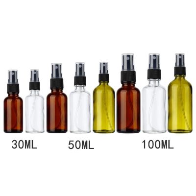 【CW】 100ml/50ml/30ml Refillable Glass Atomizer Esstenial Sprayer Bottle Spray