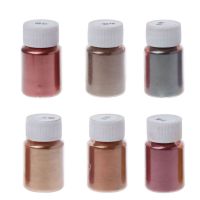 6สีอายชาโดวส์เกรดผงไมกาธรรมชาติMineral Pearlescent Pigmentสบู่แต่งหน้าสีDyeเครื่องประดับทำ