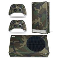 GAMEGENIXX Skin Sticker Camouflage Design Protective Decal Removable Cover for Xbox Series S Console and 2 Controllers