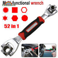 Twister.CK Multipurpose Wrench 52-in-1 Adjustable Wrench 360 Degree Rotation Universal Spanner Multi-functional Car Repair Hand Tool