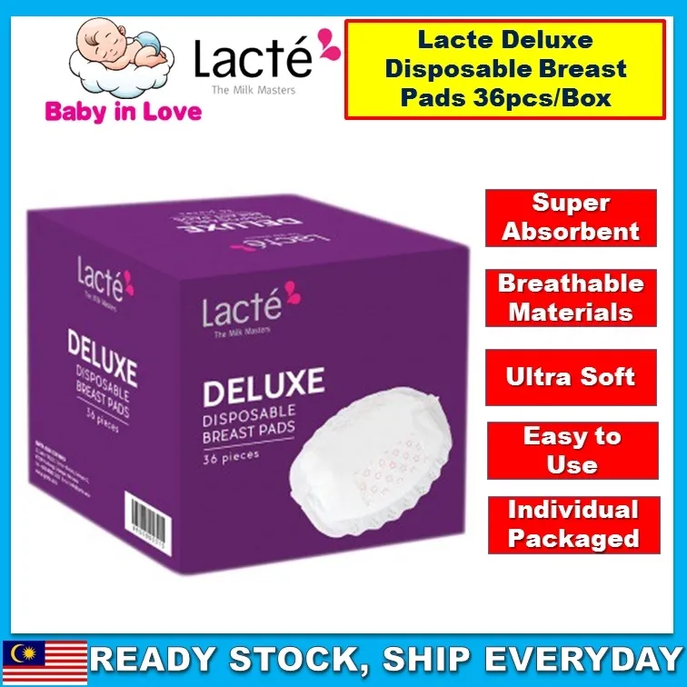 Autumnz Lacy Deluxe Disposable Breast Pads 36pcs / Lacte Deluxe Disposable  BreastPad 36pcs/Shapee Nursing Pad 30pcs Autumnz 1 box=36pcs