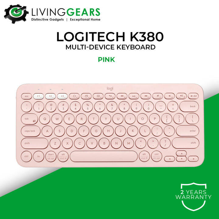Logitech K380 Wireless MultiDevice Keyboard, Bluetooth, PC/Mac/Laptop