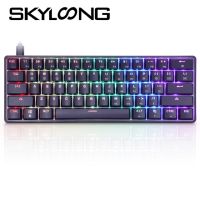 SKYLOONG GK61 Teclado 60% Mini Keyboard PC Gamer USB Wired Keycaps For Mechanical Keyboard Gaming Accessories Laptop Tablet SK61