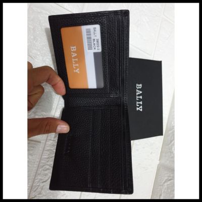 [COD] กระเป๋าหนัง Bally Leather Wallet Men S Short Wallet FASHION NDED IMPORT GAS51