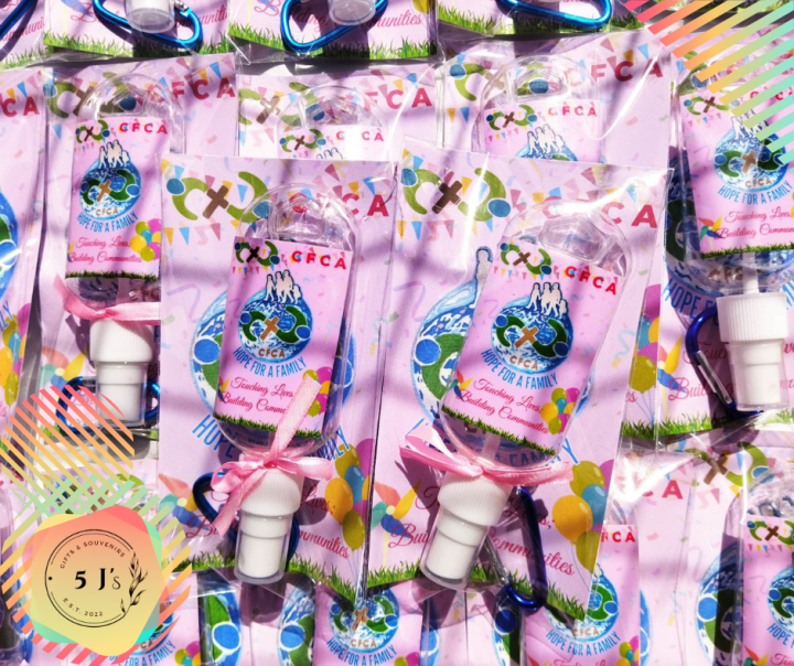 Personalized Alcohol Spray Bottle Keychain Souvenir for Birthdays