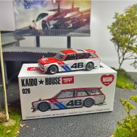 โมเดลรถยนต์อัลลอยหล่อขึ้นรูปโลหะ1/64 TSM MINI GT Datsun โถกระเบื้อง510 KAIDO High-End คอลเลกชันของขวัญ026