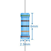 50ชิ้น1/4W 0.25W 130K 150K 160K 180K 200K 220K 240K 270K 300K 330K 360K 390K 430K 470K 510K 560K 620K 680K 750K 820K 910K 1ม. 1.1ม. 1.2ม. 1.3M 1.5ม. 1.6ม. 1.8ม. 2ม. 2.2ม. 2.4ม. 2.7ม. 3M 3.3M 3.6ม. 3.9ม. 4.3M 4.7เมตร1% ตัวต้านทานแบบฟิล์มโลหะ