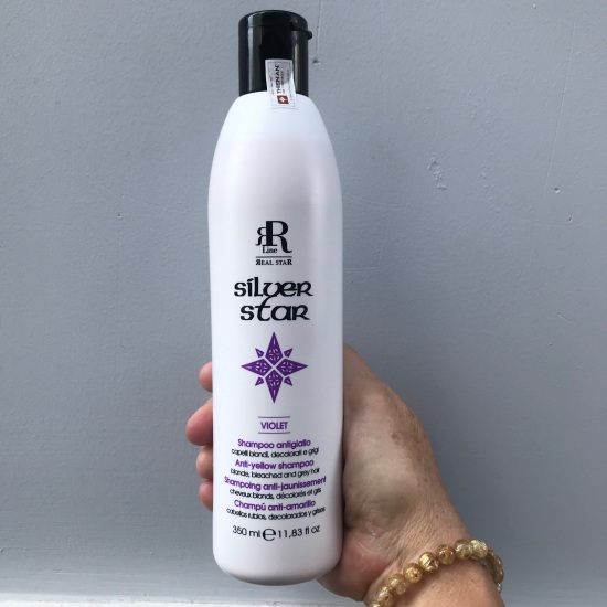 Hcmdầu gội tím khử vàng chăm sóc tóc vàng sáng therapy silver star shampo - ảnh sản phẩm 1