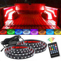 2PCS LED Strip Modified Ambient Lighting SUV RV ไฟ LED Strip แบบยืดหยุ่นไฟท้ายสำหรับ Jeep Container Cargo Pickup Trunk