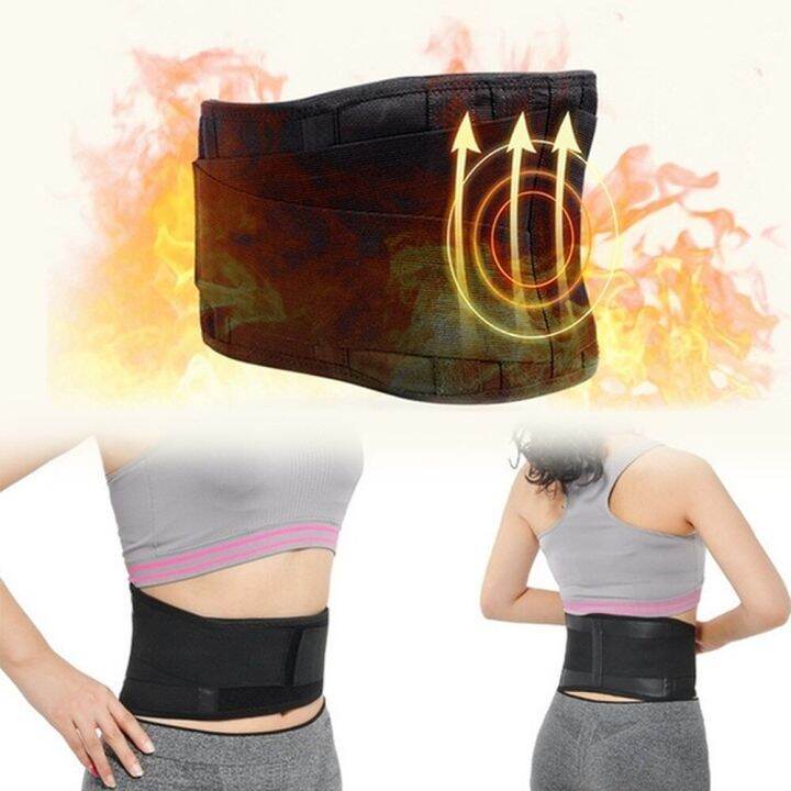 medical-tourmaline-self-heating-magnetic-therapy-waist-support-belt-lumbar-back-waist-support-brace-double-banded-adjustable