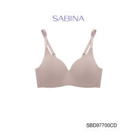 SABINA BRALESS เสื้อชั้นใน รุ่น PERFECT BRA  (ไร้โครง) รหัส SBD97700CD สีเนื้อเข้ม