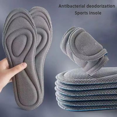 Memory Foam Insoles for Shoes Men Women Nano Antibacterial Massage Sport Insole Feet Orthopedic Shoe Sole Running Accessories Shoes Accessories