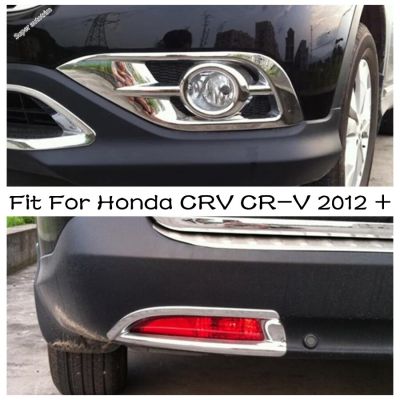 โคมไฟไฟท้ายหน้ากรอบไฟตัดหมอกฝาครอบตกแต่งสำหรับ Honda CRV CR-V 2012 - 2014 ABS อุปกรณ์เสริมภายนอกโครเมี่ยม