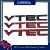 XSD 1 X Logo Huruf รถโลหะ VTEC ดีคอลสติ๊กเกอร์ตราสัญลักษณ์ตกแต่งด้านข้างสัญลักษณ์ด้านหลังสำหรับฮอนด้า VTEC