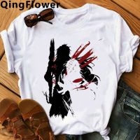 Japanese Anime Bleach Ichigo Cat Samurai Tshirt Men Grunge 2022 Kawaii Japanese Tshirt Clothes