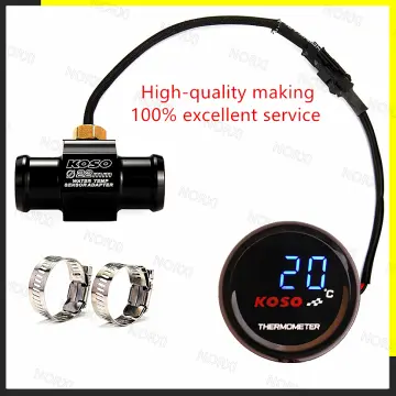 2 Color KOSO Round Water Temp Meter for Yamaha NMAX TMAX XMAX