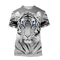 T SHIRT - (All sizes are in stock)   3D Tiger Print T-shirt Mens Boutique Animal Pattern T-shirt Summer Trend Harajuku Extra Large Short Sleeve Casual O-Neck Tops  (You can customize the name and pattern for free)  - TSHIRT