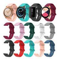 สายนาฬิกาข้อมืออะไหล่สำหรับ Samsung Galaxy Watch 4/5/6 40Mm 44Mm 3 41Mm 42Mm 45Mm 46Mm Active 2 S3เกียร์นาฬิกา Huawei 3/3 Pro/gt 3 2สายคล้อง2E huami GTR2 Garmin นาฬิกาสปอร์ทซิลิโคนสายนาฬิกาข้อมือ