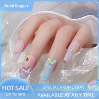 Nofui 20pcs Crystal Nail Art rhinestones flatback Glitter เพชร3D เคล็ดลับ decors