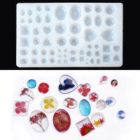 Silicone Mould Cabochon Jewelry Casting DIY Stencils for Pendant Key Chain Handmade Craft