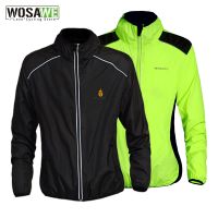 WOSAWE Men Cycling Jacket Windbreaker Waterproof Windproof Bicycle Clothing Reflective Motorcycle Mountain Road Bike MTB Jacket