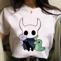 Hollow Knight Graphic Print T-Shirt Men/Women Aesthetic White Tops Kawaii Tshirt 2022 New 100% Cotton Y2k Female/Male T Shirt