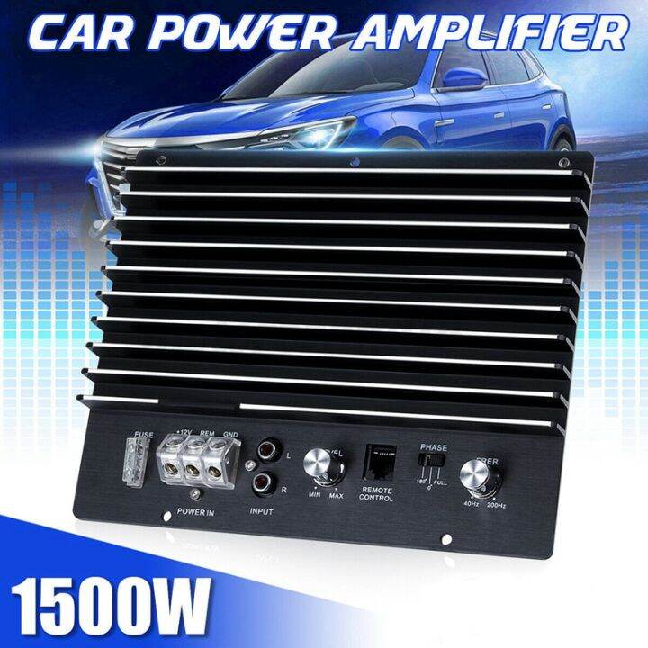 12v 1500w Car Audio Power Amplifier Subwoofer Powerful Bass Car Amplifier Board Diy Amp Board 9658