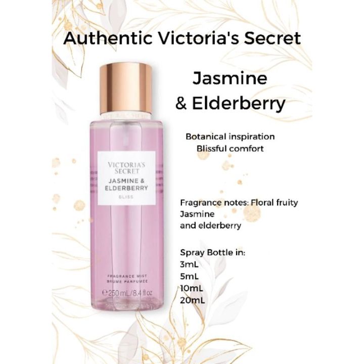 Original Victoria's Secret Fragrance Mist JASMINE ELDERBERRY | Lazada PH