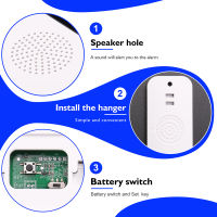 Wi-Fi Temperature Hygrometer Sensor with Probe, Room Humidity Sensor, Smart Control Heating Fan Cooling