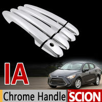 สำหรับ Scion IA สำหรับโตโยต้ายาริส IA โครเมี่ยมมือจับประตูปกตัดชุด2013 2014 2015 2016 2017อุปกรณ์เสริมสติกเกอร์รถจัดแต่งทรงผม