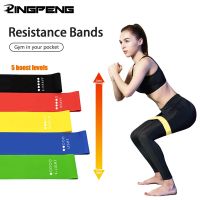 【hot】▼ Resistance Bands Set of 5 Skin-Friendly Exercise with Different Levels