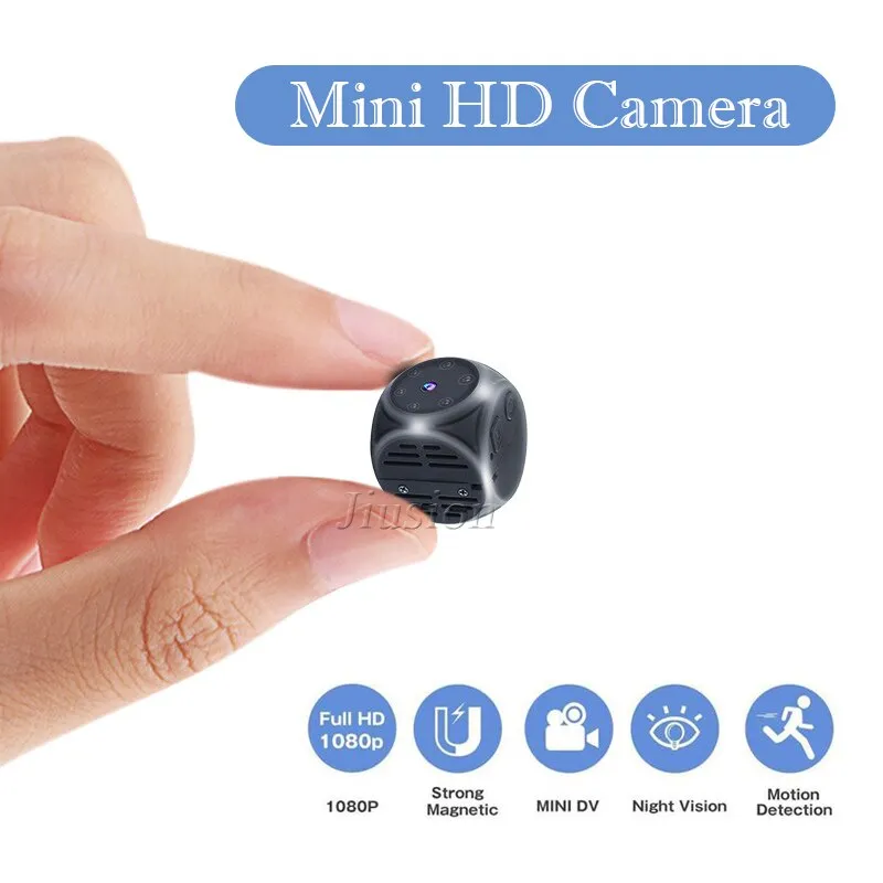 Mini Camera Espion Enregistreur, Full HD 1080P Magnetic Spy Cam