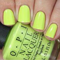 พร้อมส่ง OPI สี Life Gave Me Lemons สีเขียวอมเหลือง สดใสสวยเก๋ๆ เหมาะกับอากาศร้อนบ้านเราค่า แท้ ?%