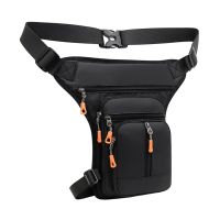 Waterproof Drop Leg Belt Bags Men Portable Shoulder Bag Molle Thigh Waist Fanny Pack Pouch for Outdoor Hiking Motorcycle Leg Bag Running Belt