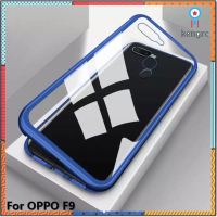 Case Oppo F9 เคสออฟโป้ เคสแม่เหล็ก มีกระจกด้านหลังอย่างเดียว เคสประกบ360 Magnetic Case 360 degree ประกบ หน้า-หลัง Sาคาต่อชิ้น (เฉพาะตัวที่ระบุว่าจัดเซทถึงขายเป็นชุด)