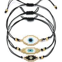 Trendy Evil Eye Diy Bracelet MIYUKI Beads Bracelet Pulseras Mujer 2023 Women Jewelry Crystal Bracelets Adjustable Rope Chain Wires  Leads Adapters