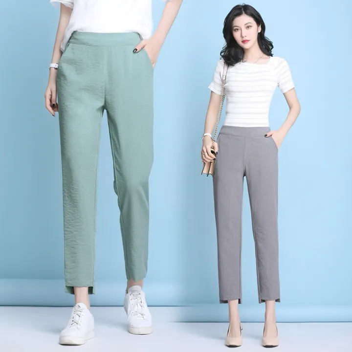 plus size ankle pants for work