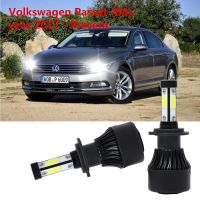 2PC 4ด้านข้าง H7 6000K ไฟหน้ารถมอเตอร์ไซค์แบบ LED หลอดไฟแปลงชุดสำหรับ Volkswagen Passat (B8) ปี2017-ปัจจุบันอุปกรณ์เสริม