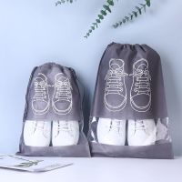 hot【DT】 5PCS Visible Storage Non-Woven Dustproof Drawstring  Organizer Shoe Dust