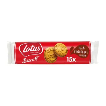 Lotus Biscoff, Belgian Speculoos, Caramelized Biscuit Cookies, Non-GMO  and Vegan, 2P x 8 counts, 124g