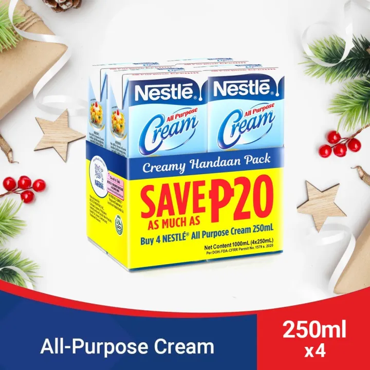 NestlÉ All Purpose Cream 250ml Buy 4 Save 20 Lazada Ph