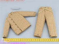 16 Scale SS124 Uniform Cotton Yellow Coat And Pants Set Model For 12Figures DIY Accessories