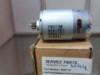 Stanley service  Motor  DC  12 v.  with pinion Model. SCH 12/SCD12    part no. N457131/N457127  อะไหล่มอเตอร์ สว่านไร้สาย 10.8โวลล์ /12 โวลล์  รุ่น SCH 12/SCD12 มอเตอร์พร้อมเฟืองขับ ( 14 ฟัน)