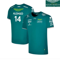 New！2023！Aston Martin F1 jersey+14 # Fernando Alonso 2023 pria T-shirt musim panas Dan wanita. High quality products （Freeprinting of names）